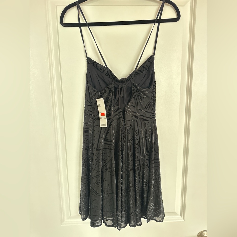 Urban Outfitters Charcoal Patterned Chemise